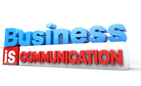 3D words Business is の写真素材