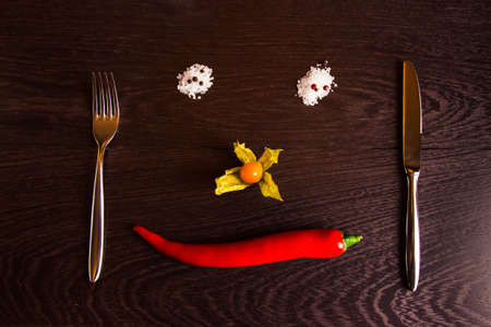 concept smile pepperの写真素材