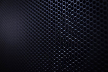 High resolution metal mesh grille. Uneven diffuse lighting version. Design component