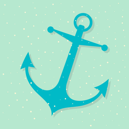 Anchor icon , vector illustration