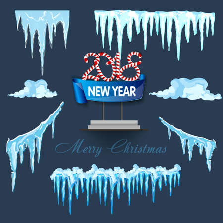 Christmas greeting card design concept.のイラスト素材