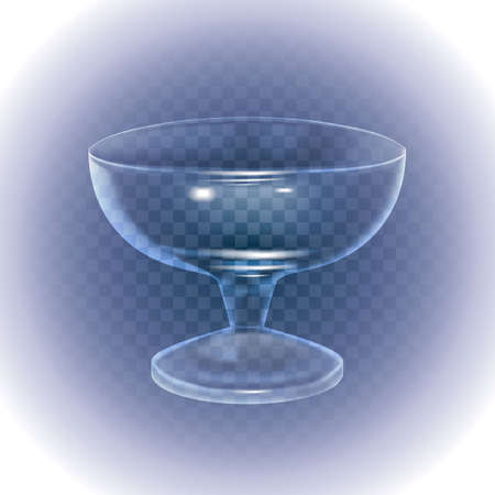 Set of cocktail stemware and glasses for alcoholのイラスト素材