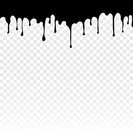 Color easy to edit. Current paint, stains. Current drops. Current inks. Paint dripping. Dripping liquid. Paint flows.のイラスト素材