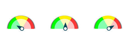 vector set of credit limit images for user services