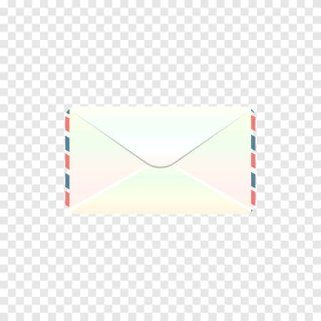 vector realistic image of a mail letterのイラスト素材