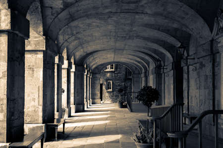 Main entrance of the worcster college in Oxford, UKのeditorial素材