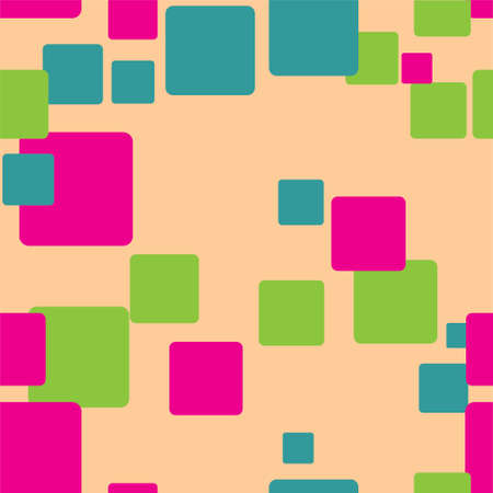 Seamless pattern with colored squaresのイラスト素材