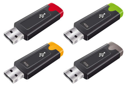 Pendriveのイラスト素材