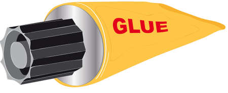 glueのイラスト素材