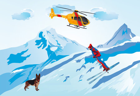 skierのイラスト素材