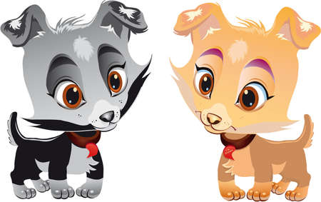 little dogのイラスト素材