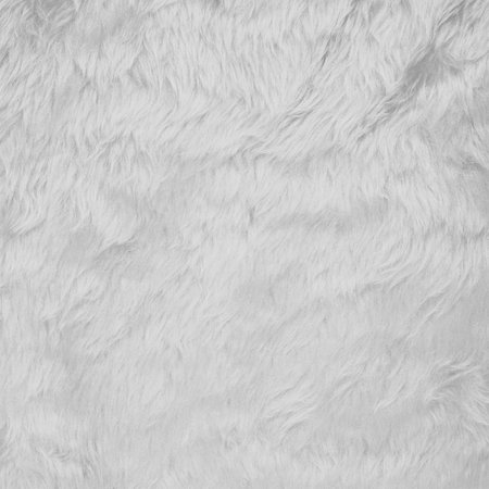 White faux fur texture background fragment
