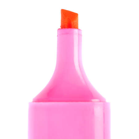 Purple violet highlighter isolated over the white backgroundの写真素材