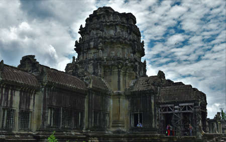 Temple grounds in Cambodiaのeditorial素材