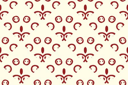 Vector tie dye seamless pattern. Hand drawn shibori print. Ink textured japanese background. Modern batik wallpaper tile. Watercolor indigo endless backdrop.のイラスト素材