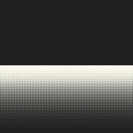 Halftone dots. Vector black and white circles halftone background. Geometric vintage monochrome fade wallpaper. MInimal abstract graphic backdrop. Pop art print. Dotted geometric retro pattern.のイラスト素材