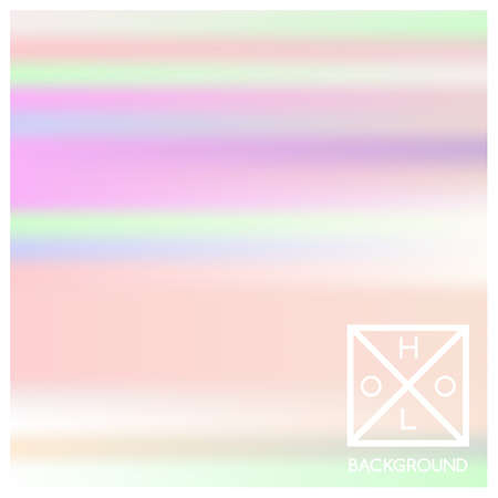 Holographic background. Holo sparkly cover. Abstract soft pastel colors backdrop. Trendy creative vector cosmic gradient. Mesh holographic foil. Creative neon template for banner. Vibrant print.のイラスト素材