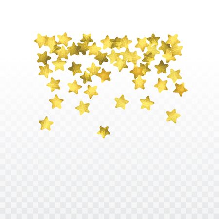 Falling star confetti design.のイラスト素材
