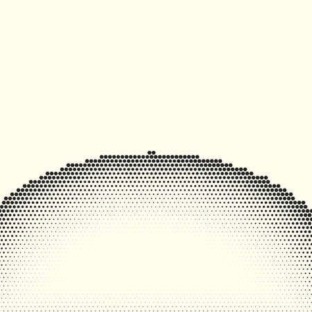 Comic halftone white and black gradient dotted background.のイラスト素材