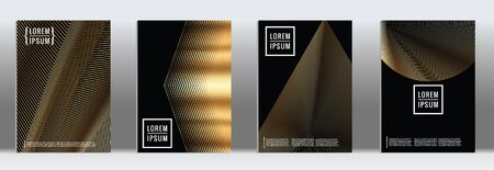 Geometric abstract line pattern for poster design.のイラスト素材