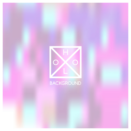 Holographic background. Holo sparkly cover. Abstract soft pastel colors backdrop. Trendy creative vector cosmic gradient. Mesh holographic foil. Creative neon template for banner. Vibrant print.のイラスト素材