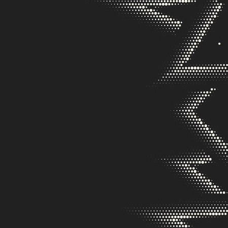 Comic halftone background. Vector retro dotted template for labels and sketches. White and black geometric gradient for pop art designs. Vintage backdrop with isolated pattern for cartoon book.のイラスト素材