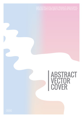 Exotic cover. Flat eco placard. Vector abstract holographic pattern for poster design.のイラスト素材