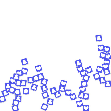 Social media marketing background. Blog design.  Social networks. Follow and Share Social Media Icons Background for App, Application, Marketing, Smm, Ceo, Web, Internet, Analytics, Business.のイラスト素材