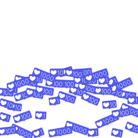 Social media marketing background. Blog design. Social networks.のイラスト素材