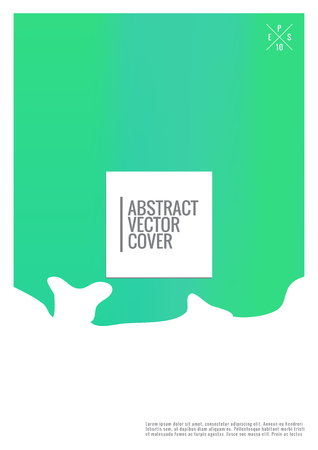 Cover design template. Notebook creative layout. Backdrop for corporate annual report, poster, magazine first page. Minimal leaflet, business flyer. Promotion concept card. A4 flat geometric coverのイラスト素材
