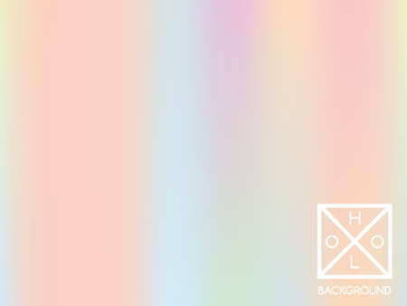 Holographic background. Holo sparkly cover. Abstract soft pastel colors backdrop. Trendy creative vector cosmic gradient. Mesh holographic foil. Creative neon template for banner. Vibrant print.のイラスト素材