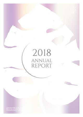 Holographic cover. Iridescent geometric minimal brochure. Holo retro background. Foil simple flyer. Exotic plants backdrop. Fun fluid backdrop. Geometric retro brochure. Foil card.のイラスト素材