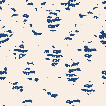 Stripe texture pattern. Indigo japanese watercolor seamless print. Organic shibori vector tie dye background. Japan rustic batik fabric. Traditional modern abstract tile. Psychedelic folk design.のイラスト素材