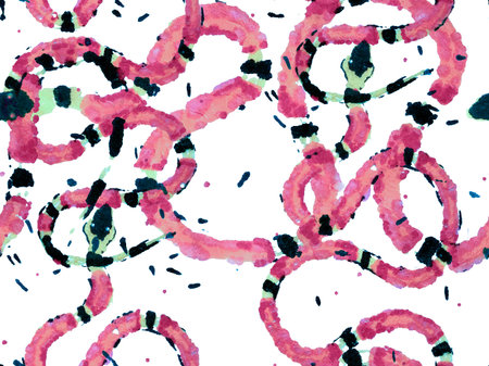 Animal Seamless Pattern with Roses. Watercolor Summer Print