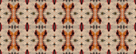 Paintbrush Python Background. Watercolor Ethnic Design. Chevron Geometric Swimwear Pattern. Snake...