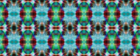 Chevron Geometric Swimwear Pattern. Paintbrush Aztec Background. Kilim Rug Random Texture. Blue,...