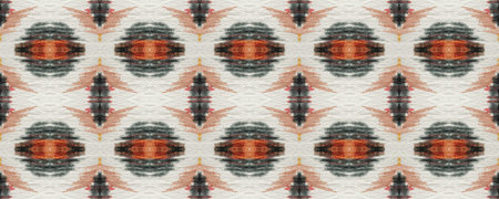Ethnic Seamless Pattern. Fun Rectangle Ikat Rapport. Chevron Geometric Swimwear Pattern. Snake Skin...