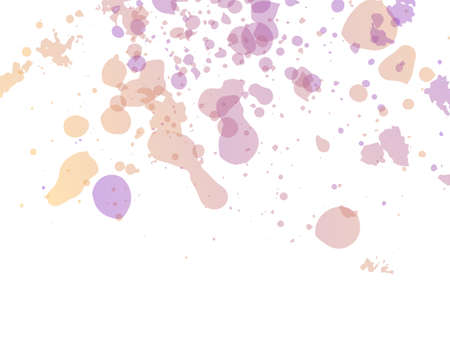 Vector Brush Stroke. Abstract Fluid Splash. Gradient Paintbrush. Sale Banner Brushstroke. Watercolor Textured Background. Isolated Splash on White Backdrop.のイラスト素材