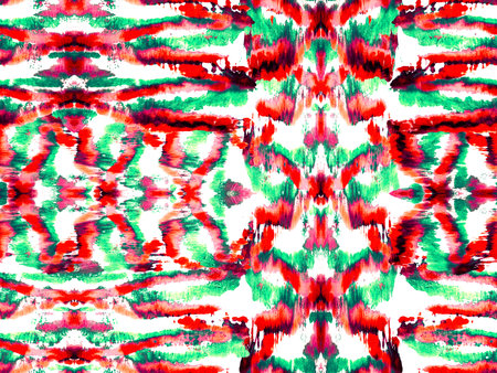 Green and Red Animal Camouflage Background. African Pattern. Stripes Seamless Pattern. Geometric...