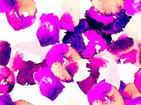 Floral Ayurveda Pattern. Summer Vintage Background. Bio Jasmin Seamless Pattern. Watercolor Citrus...
