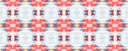 Watercolor Ethnic Design. Red, Beige and Blue Paintbrush Python Background. Ethnic Seamless Pattern....