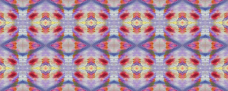 Paintbrush Aztec Background. Watercolor Ethnic Design. Chevron Geometric Swimwear Pattern. Kilim Rug...