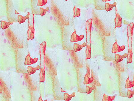 Classic Blue and Indigo Vintage Texture Illustration. Geometric Watercolor Fabric Design. Fluid Seamless Tile. Psychedelic Paper. Watercolor Seamless Pattern. Abstract Texture Background.の写真素材