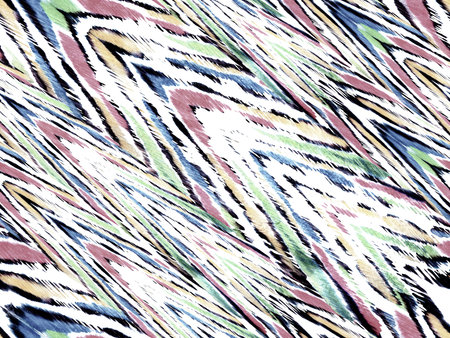 Zebra Skin Print. Animal Camouflage Background. Watercolor Camouflage Design. Abstract Safari Tile....
