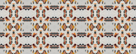 Chevron Geometric Swimwear Pattern. Snake Skin Random Texture. Paintbrush Python Background. Ethnic...
