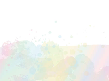 Vector Brush Stroke. Abstract Fluid Splash. Gradient Paintbrush. Isolated Splash on White Backdrop. Watercolor Textured Background. Sale Banner Brushstroke. Holographicのイラスト素材