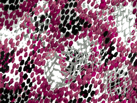 Red Salmon Snake Skin Random Texture. Watercolor Ethnic Design. Summer Rhombus Background. Geo...