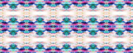 Paintbrush Aztec Background. Chevron Geometric Swimwear Pattern. Watercolor Ethnic Design. Kilim Rug...
