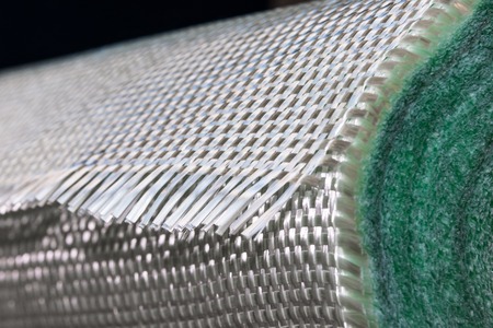 Fiberglass fabric composite roll material FMR Industryの写真素材