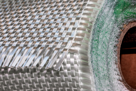 Fiberglass fabric composite roll material FMR Industryの写真素材